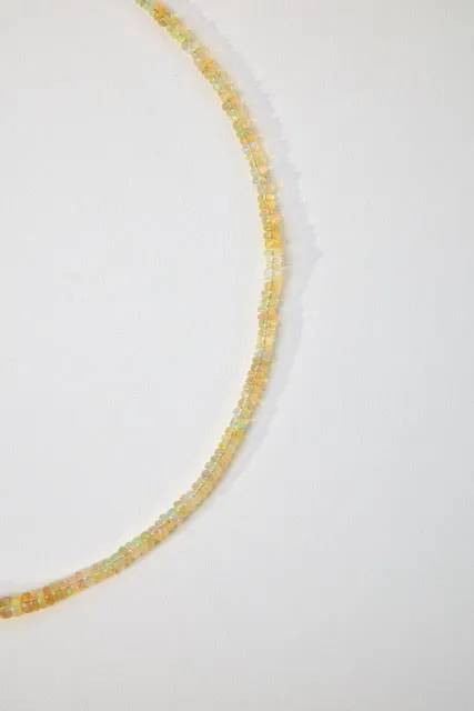 17" Ethiopian Opal Necklace