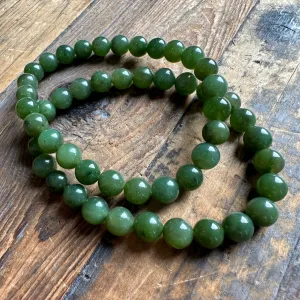 8mm Bead Bracelet, 7.5"