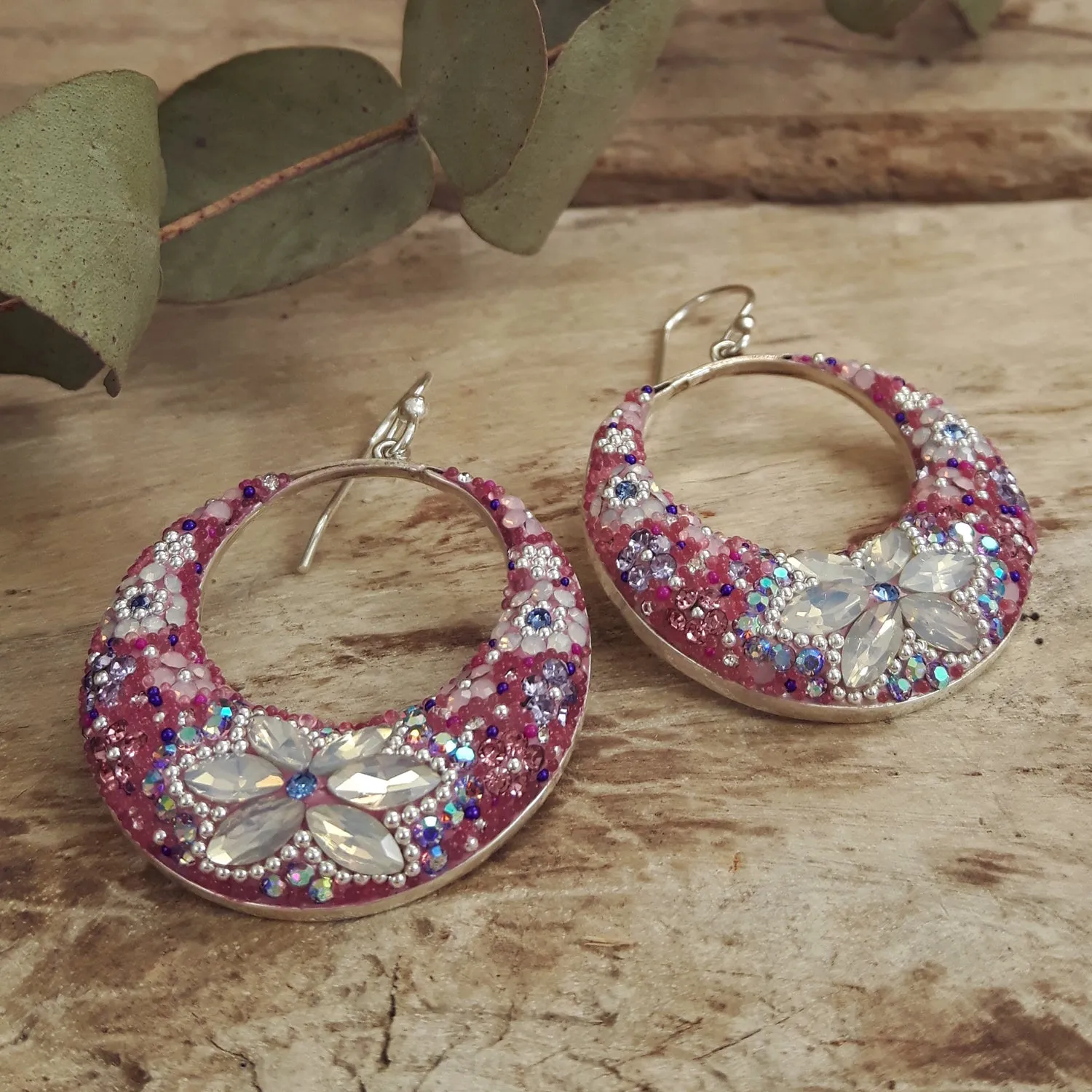Allegra Hoop Lilac Dream Earrings