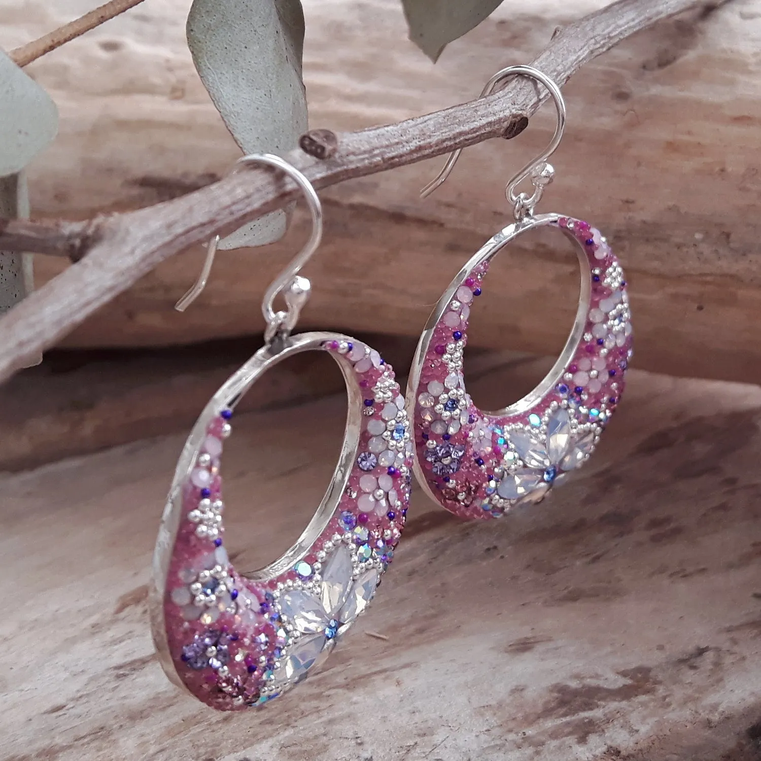Allegra Hoop Lilac Dream Earrings