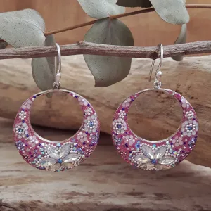 Allegra Hoop Lilac Dream Earrings