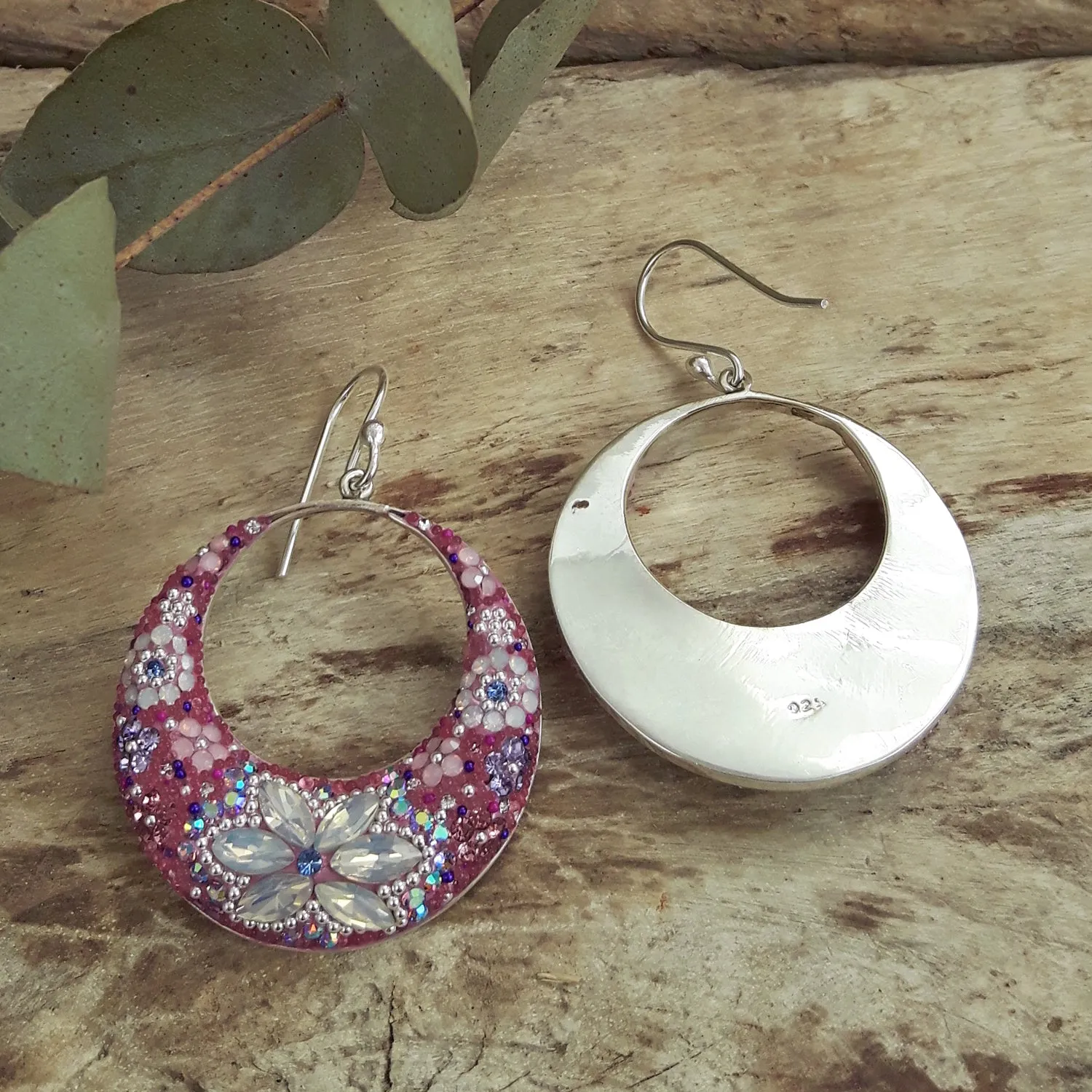 Allegra Hoop Lilac Dream Earrings