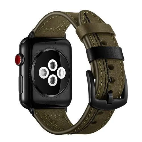Apple Watch Band Strap Premium Leather Watchband Bracelet Series