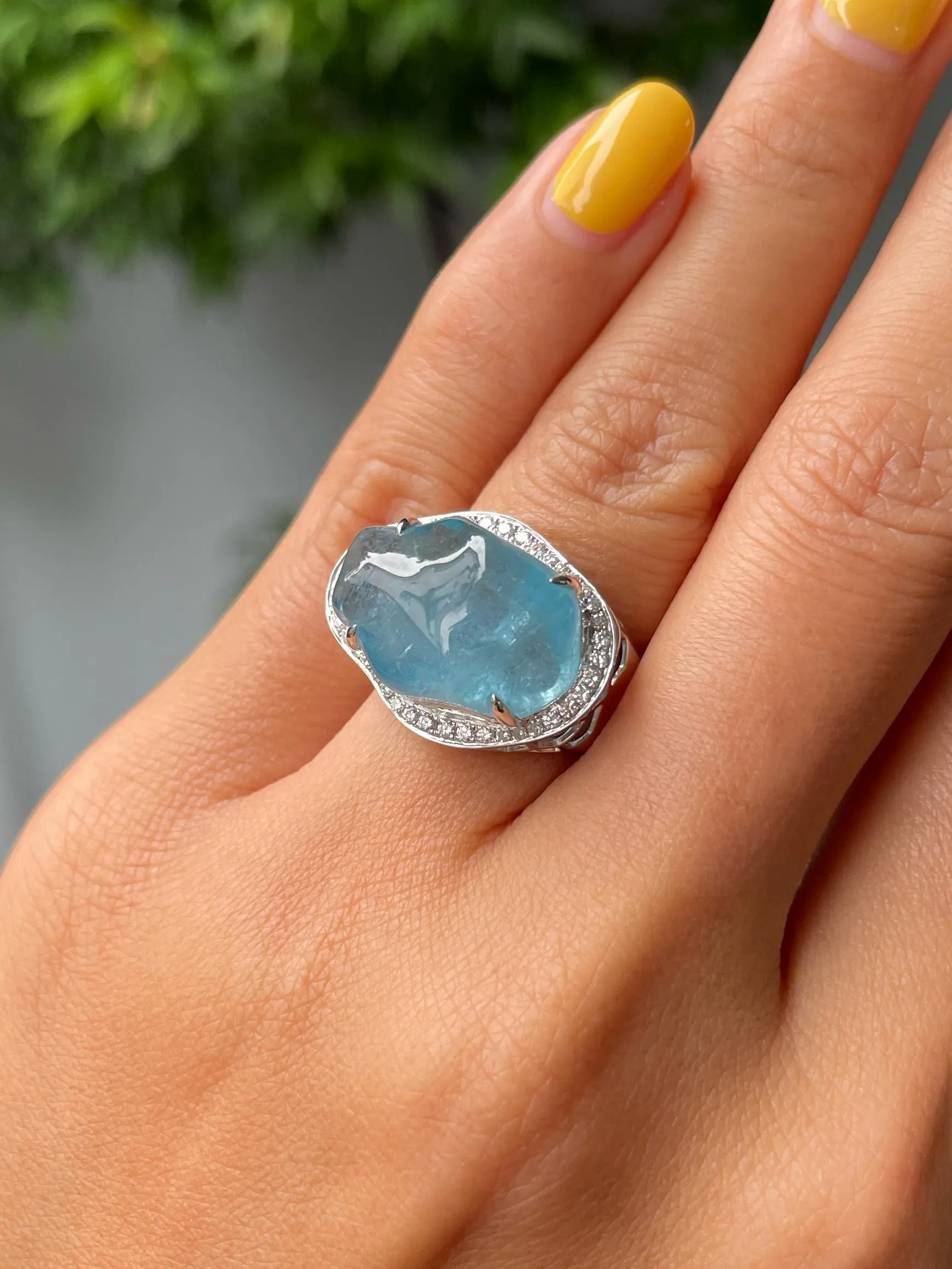 Aquamarine Ring - 15CT (NJR294)