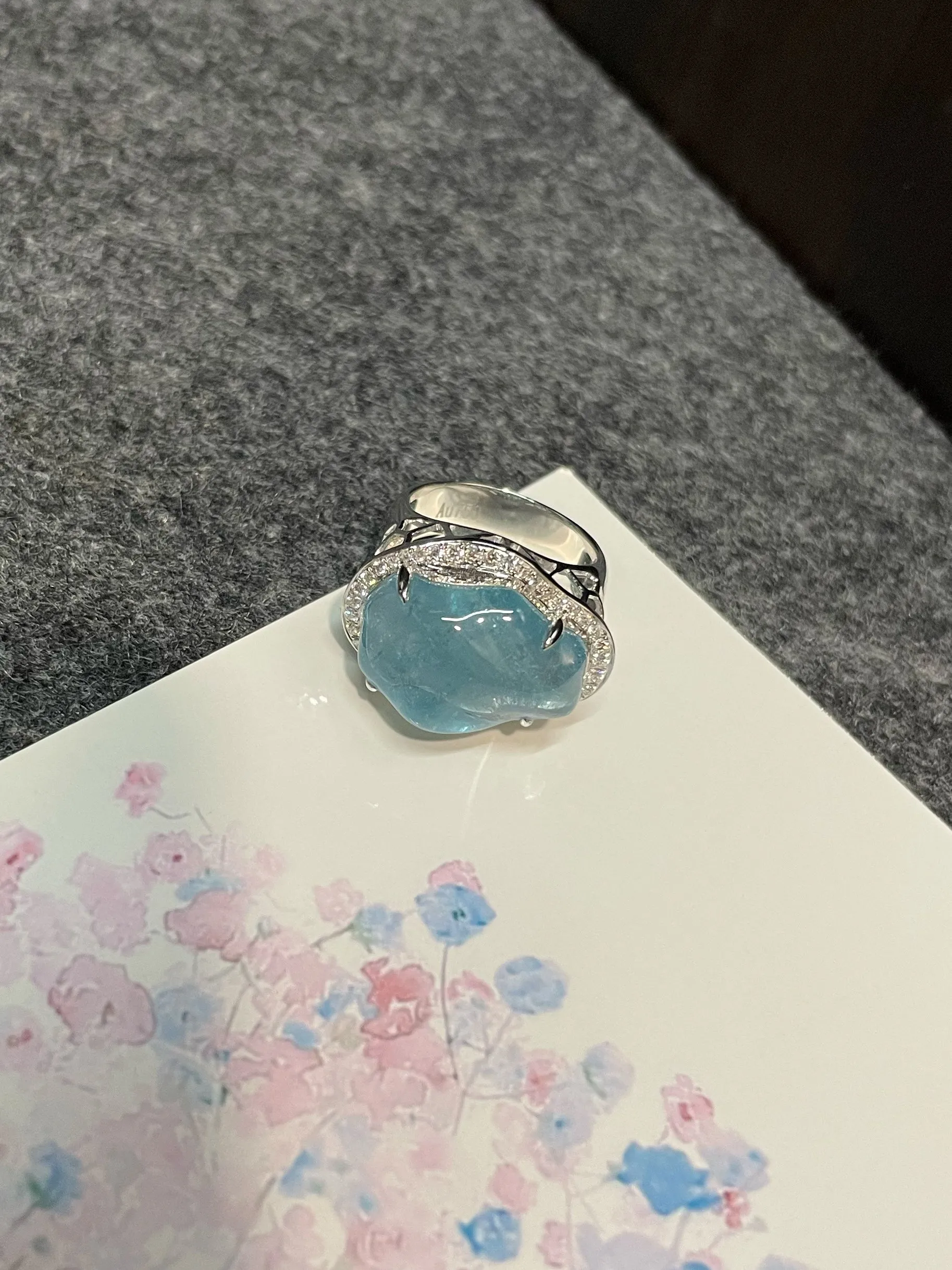 Aquamarine Ring - 15CT (NJR294)