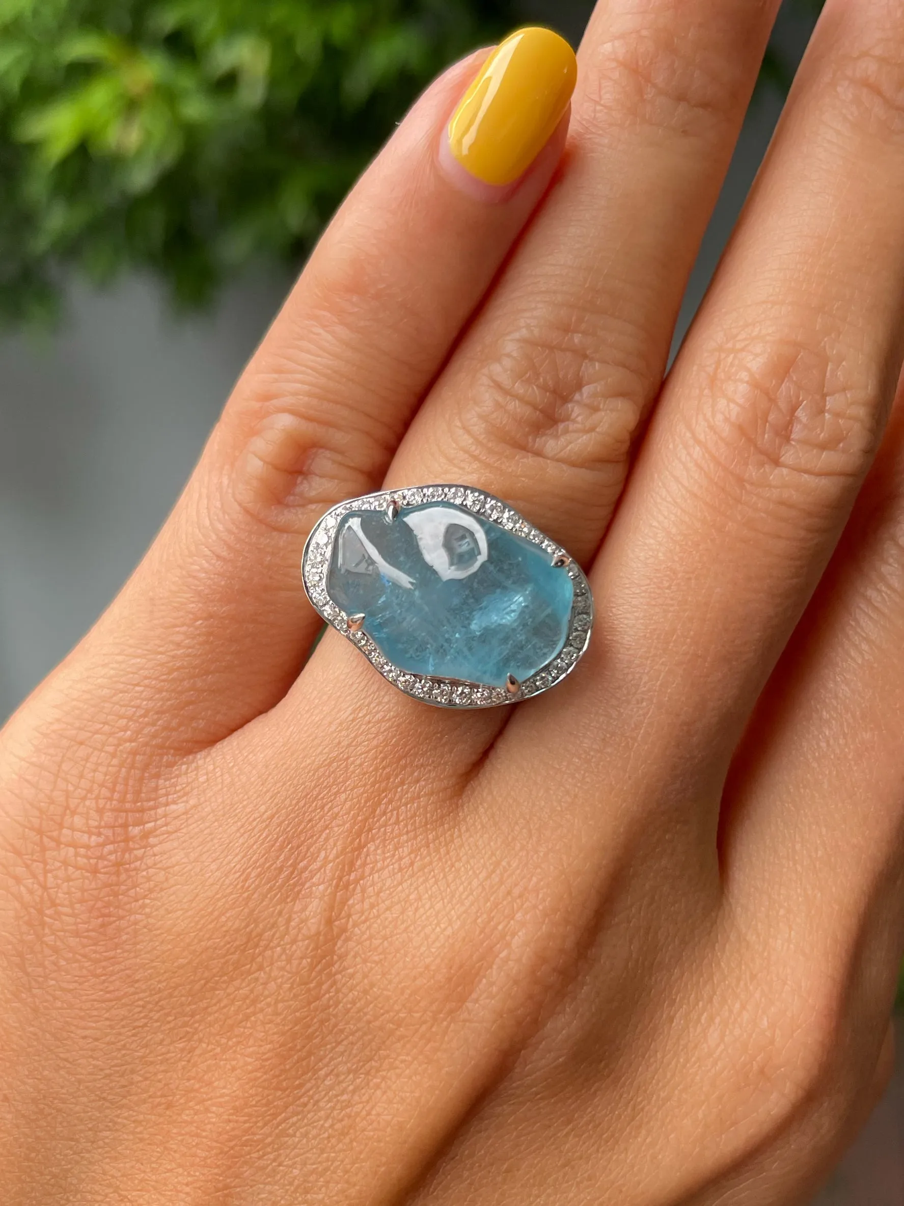 Aquamarine Ring - 15CT (NJR294)
