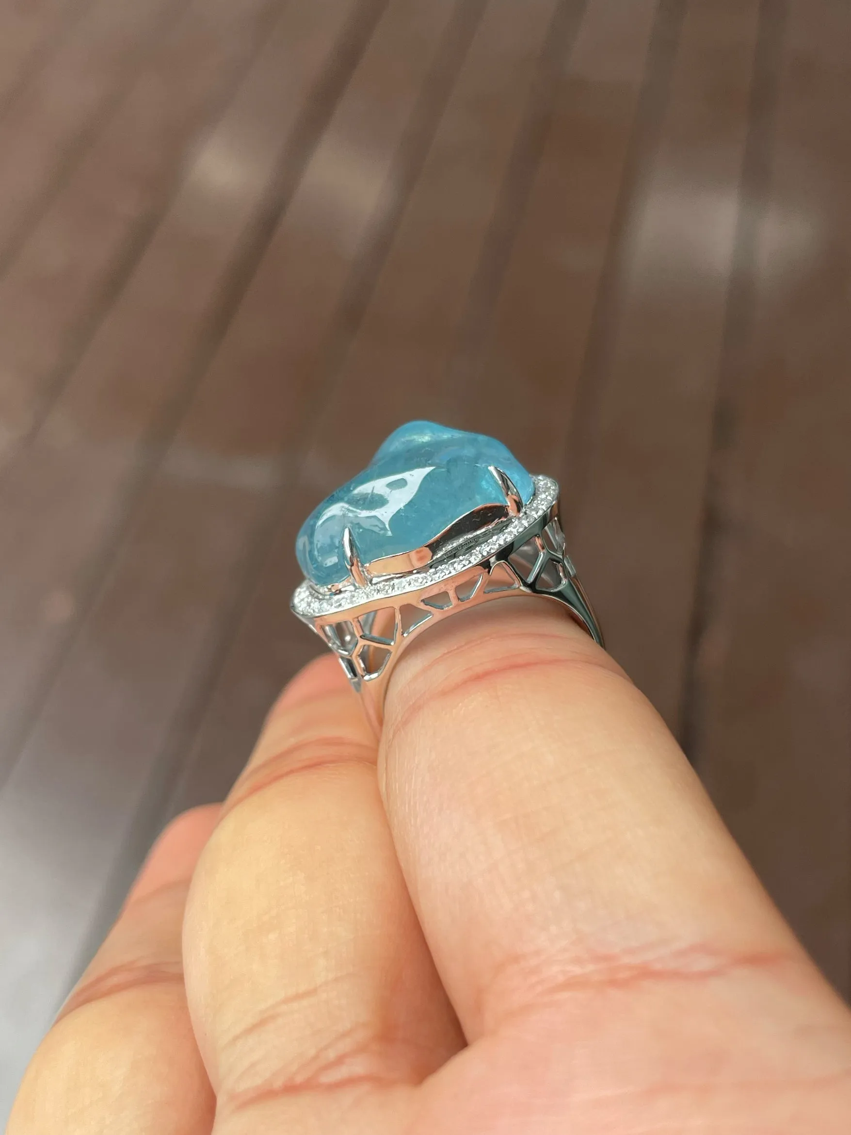 Aquamarine Ring - 15CT (NJR294)