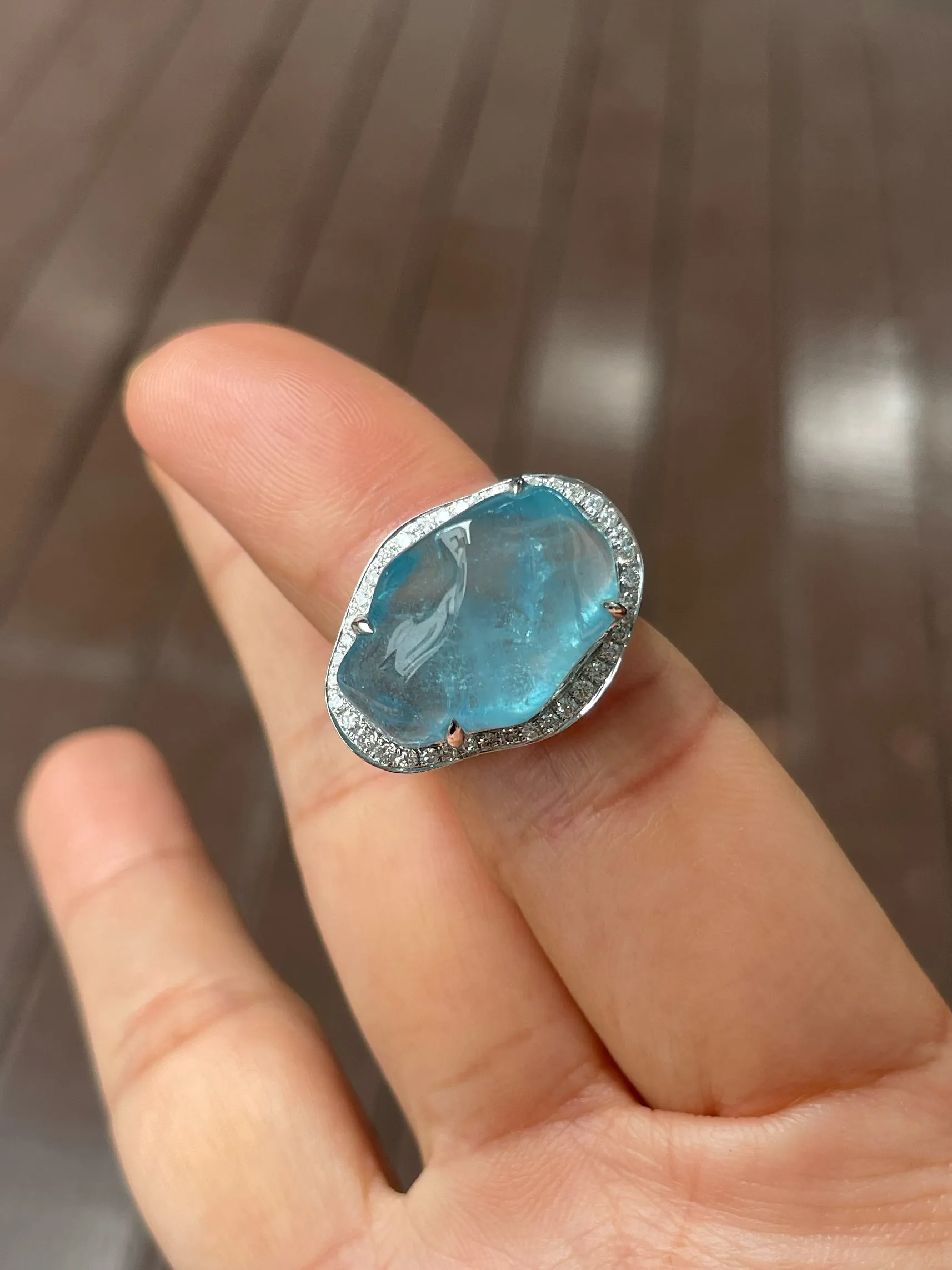 Aquamarine Ring - 15CT (NJR294)
