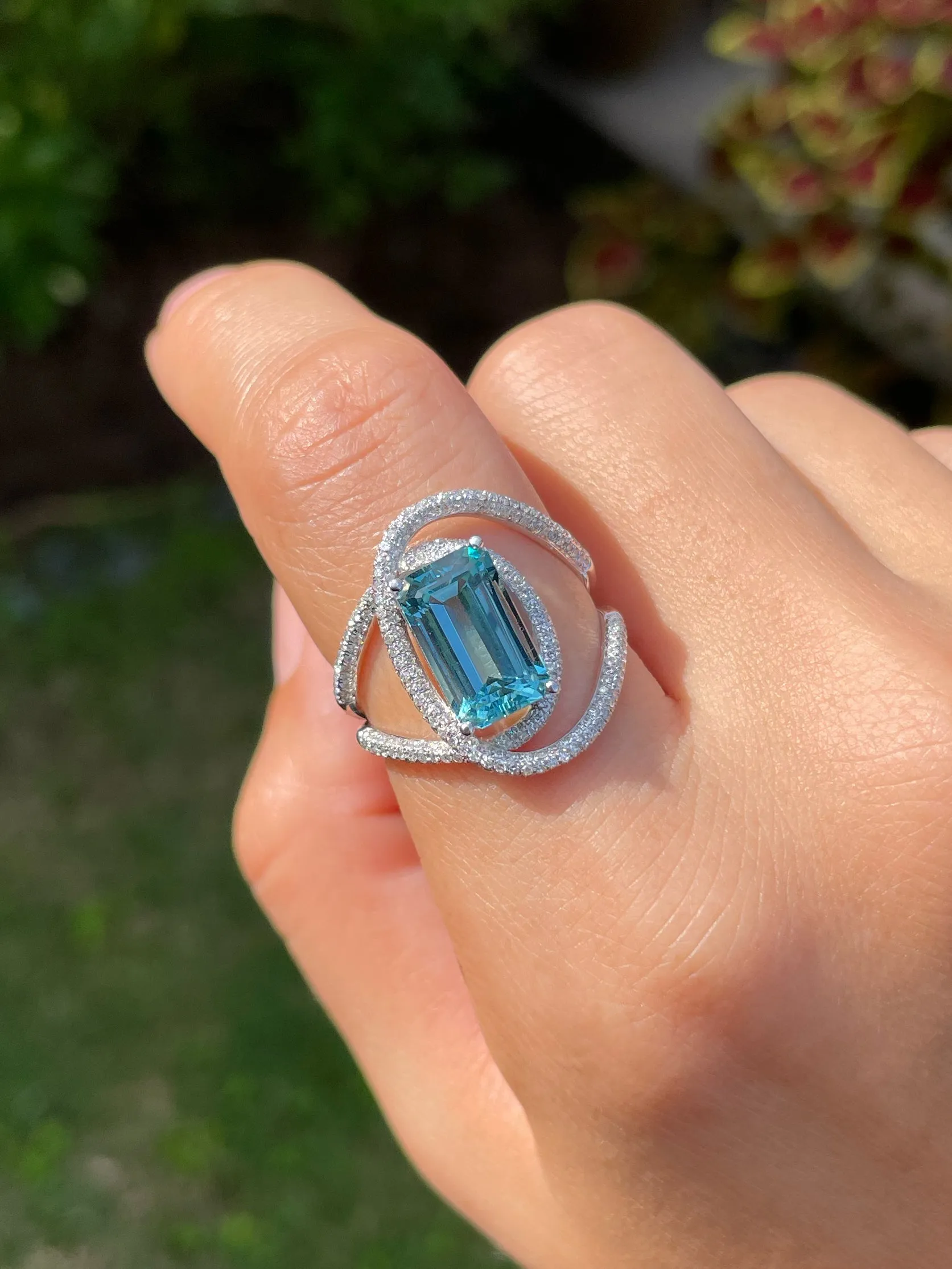 Aquamarine Ring - 3.23CT (NJR183)