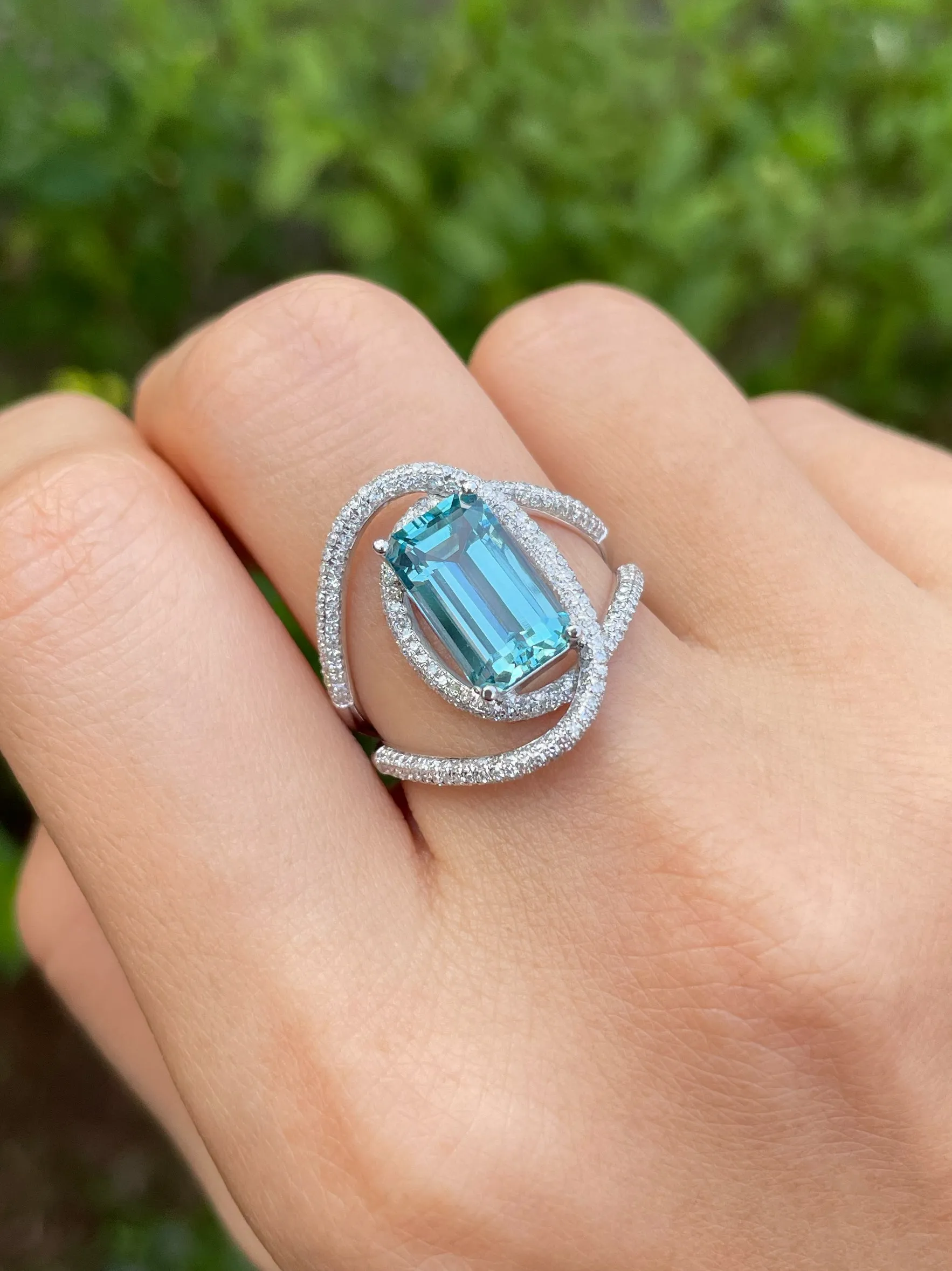Aquamarine Ring - 3.23CT (NJR183)
