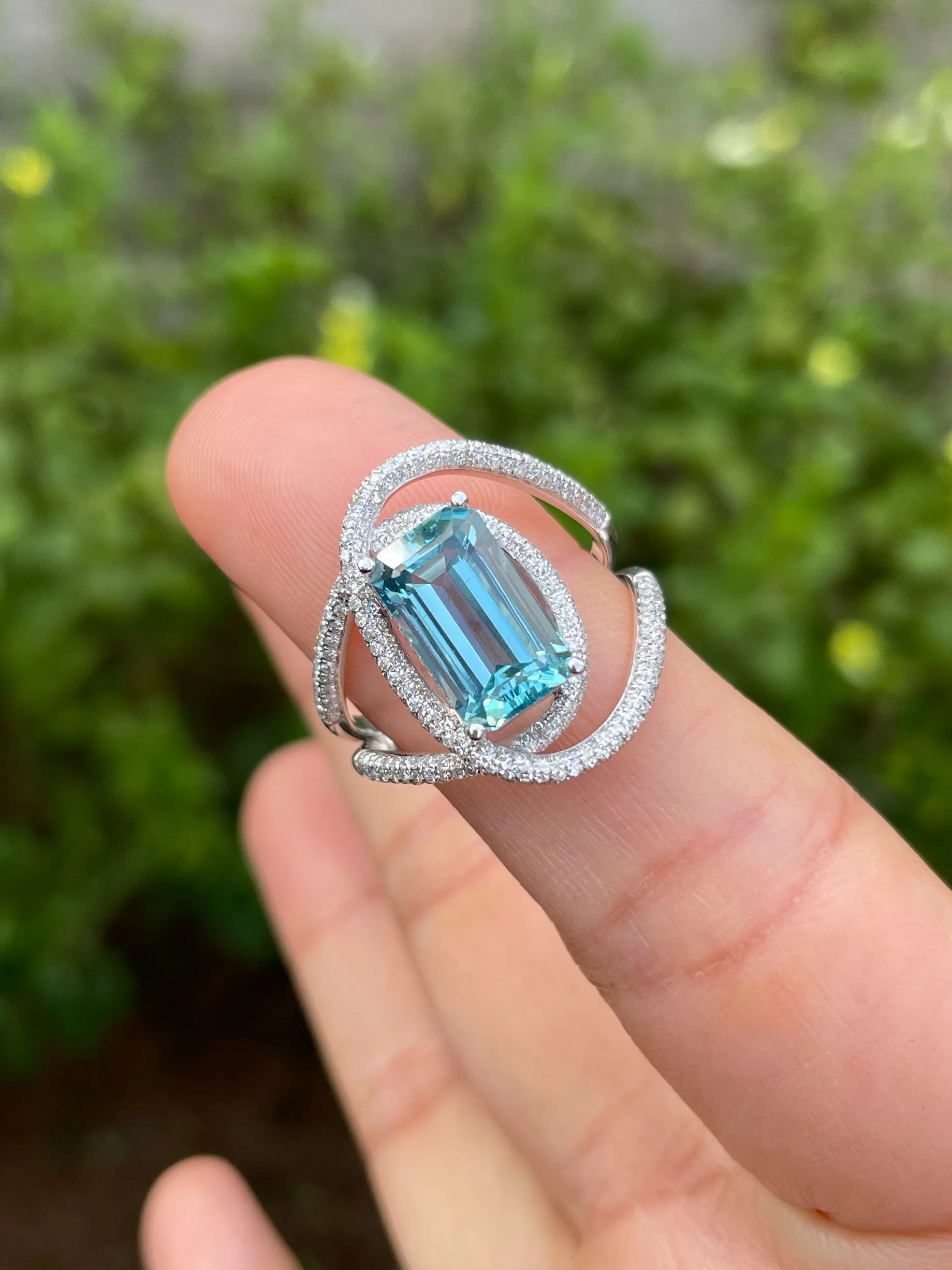 Aquamarine Ring - 3.23CT (NJR183)