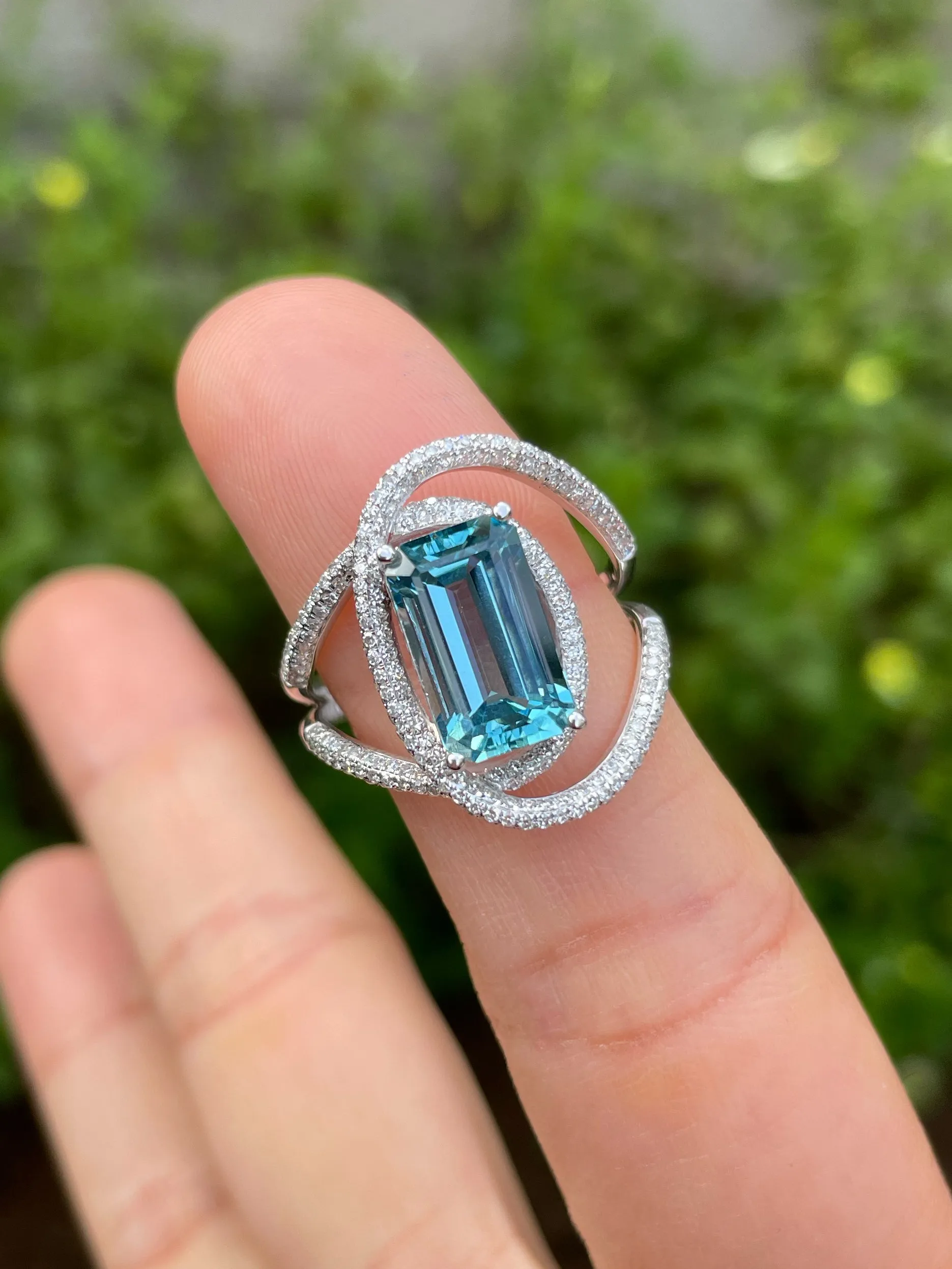 Aquamarine Ring - 3.23CT (NJR183)
