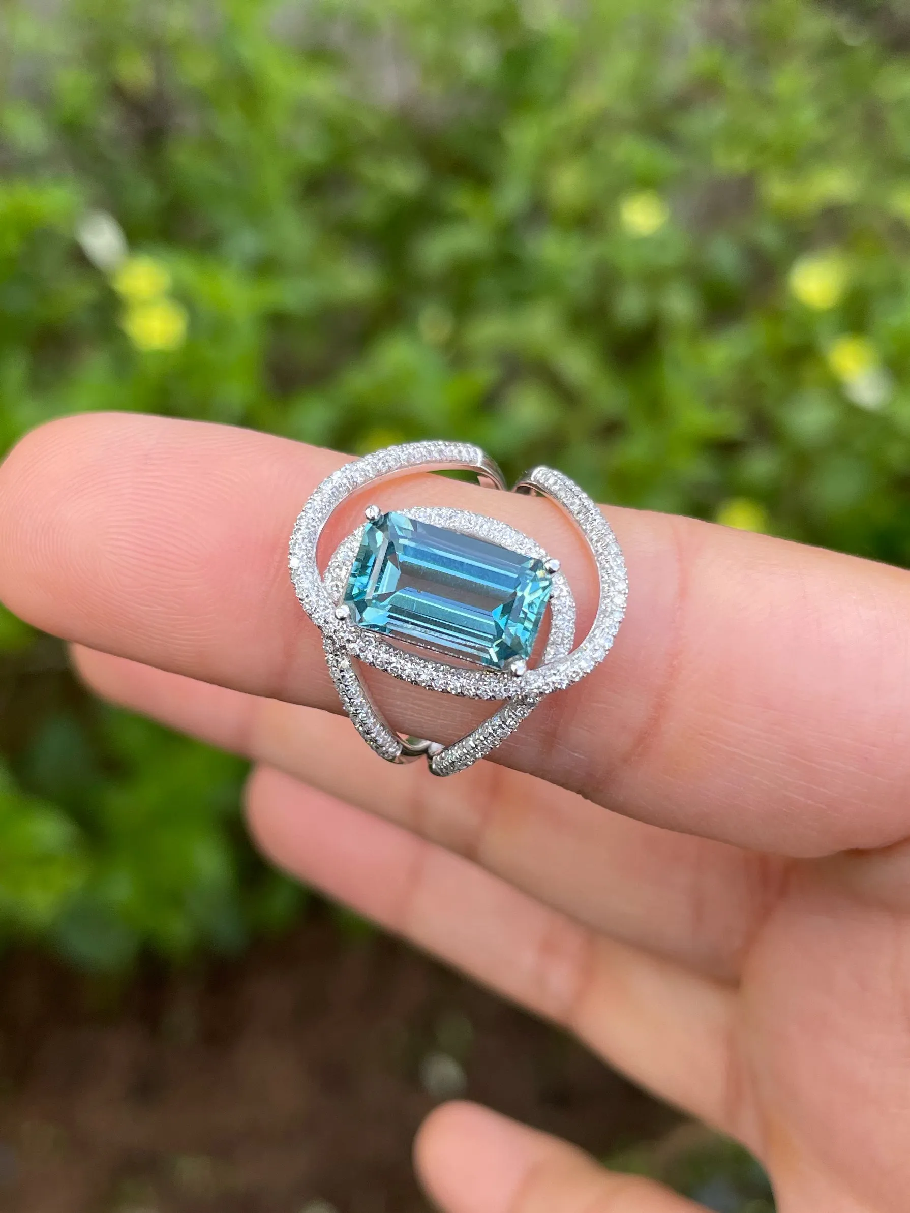 Aquamarine Ring - 3.23CT (NJR183)