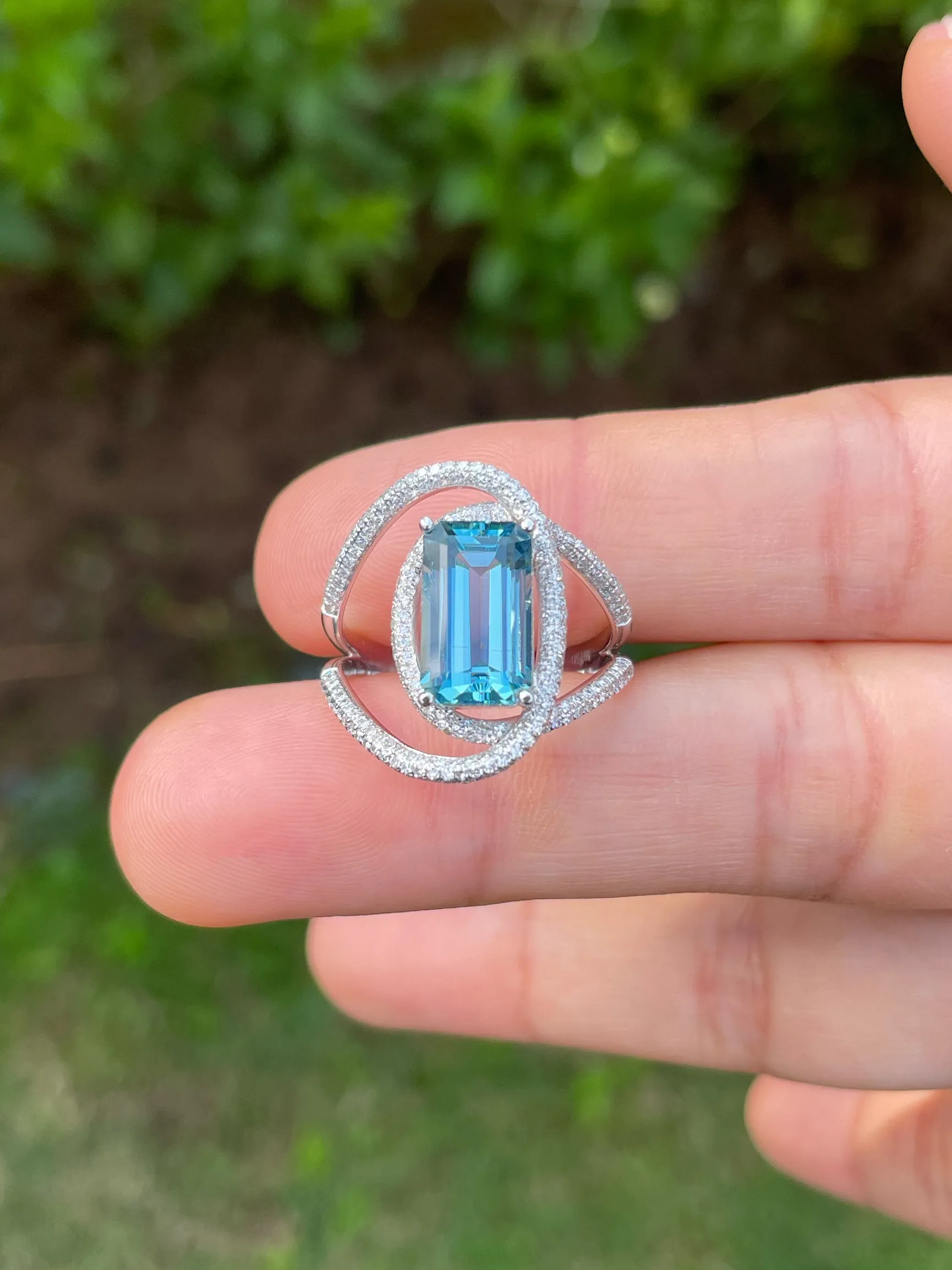 Aquamarine Ring - 3.23CT (NJR183)