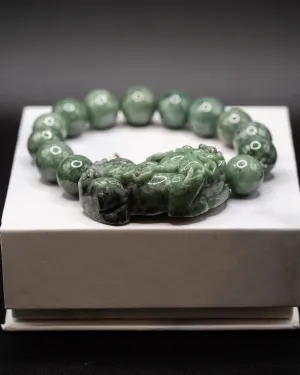 Bracelet - Pixiu Green Jade