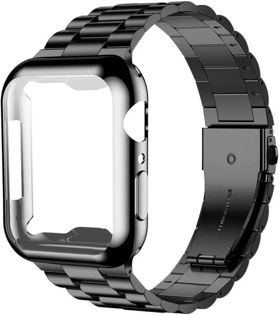 Case Strap Series 6 5 4 3 Premium Steel Metal Bracelet Cover Wristband