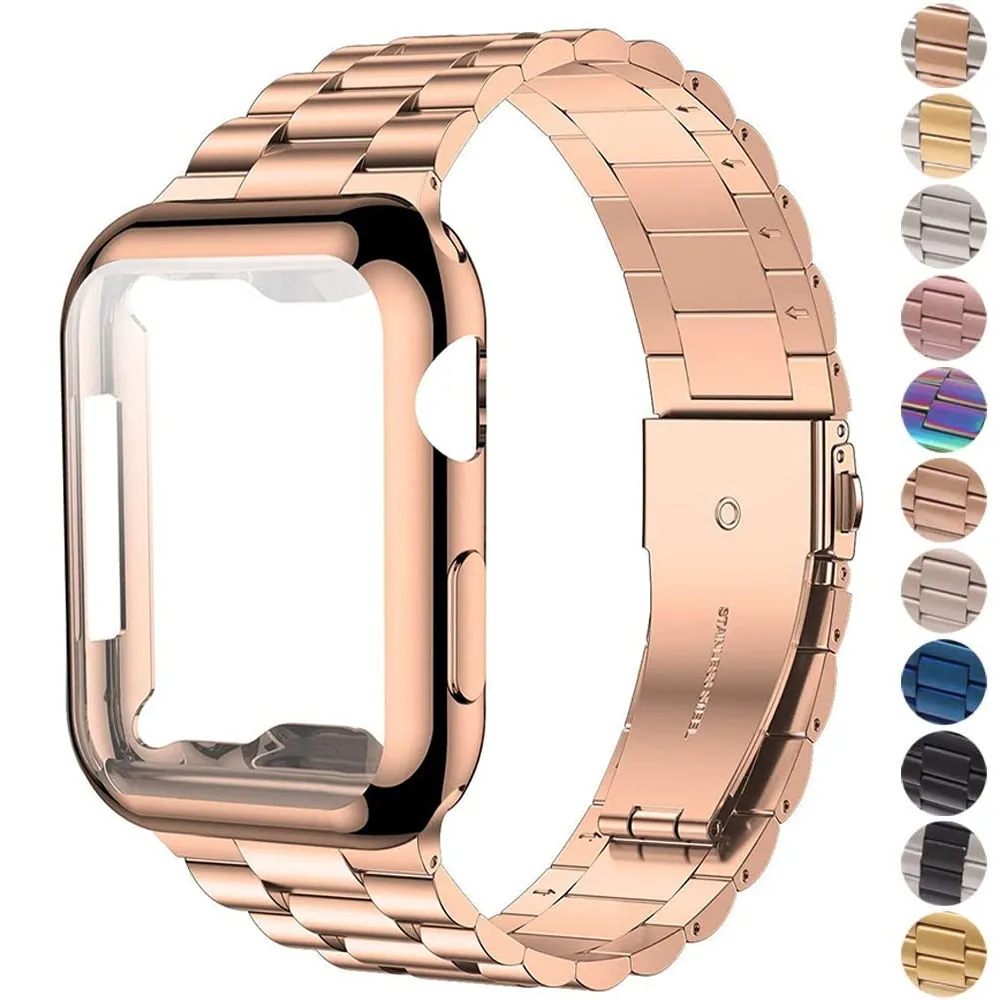 Case Strap Series 6 5 4 3 Premium Steel Metal Bracelet Cover Wristband