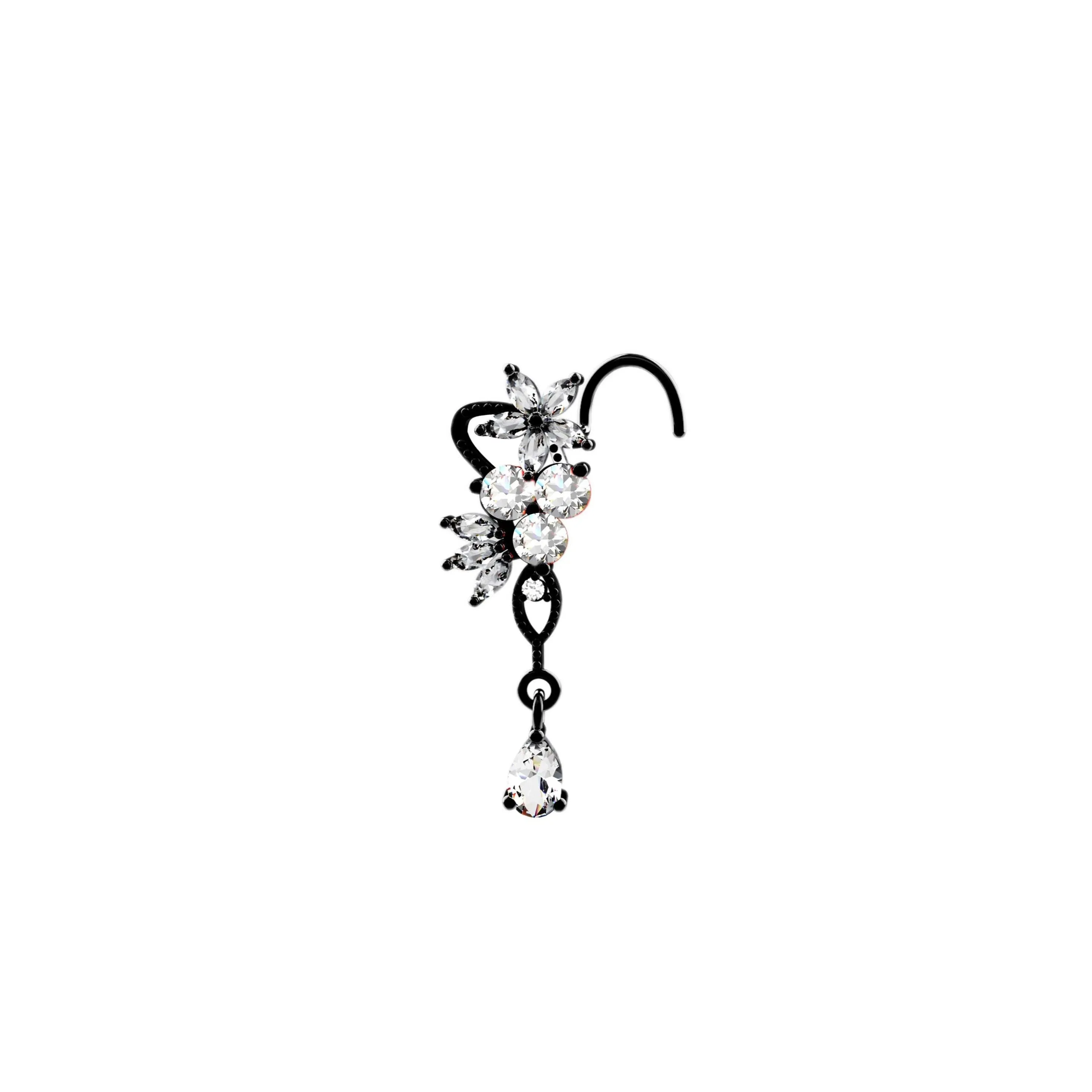 Dangle Nose Ring Piercing – Gold Jewelry for Women