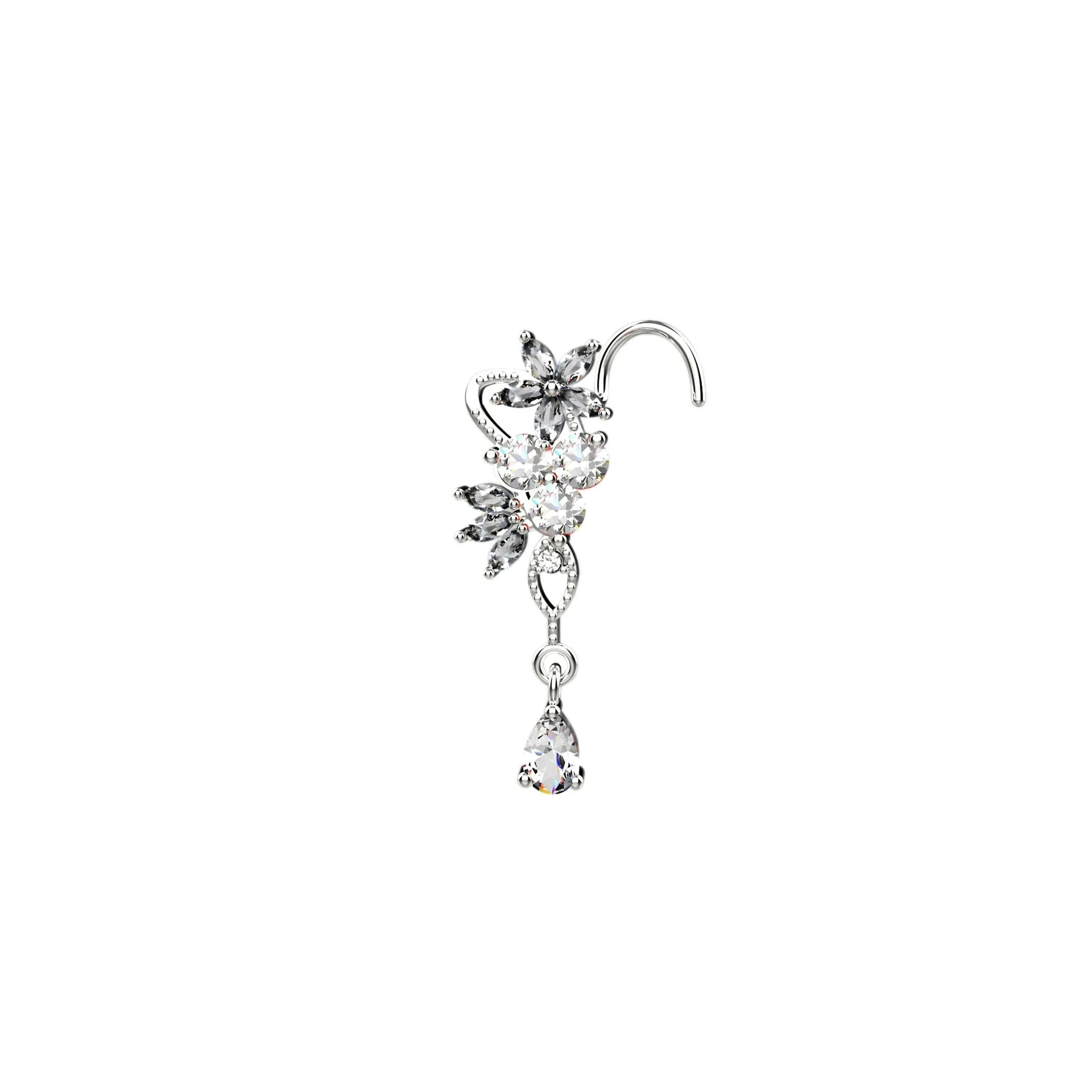 Dangle Nose Ring Piercing – Gold Jewelry for Women