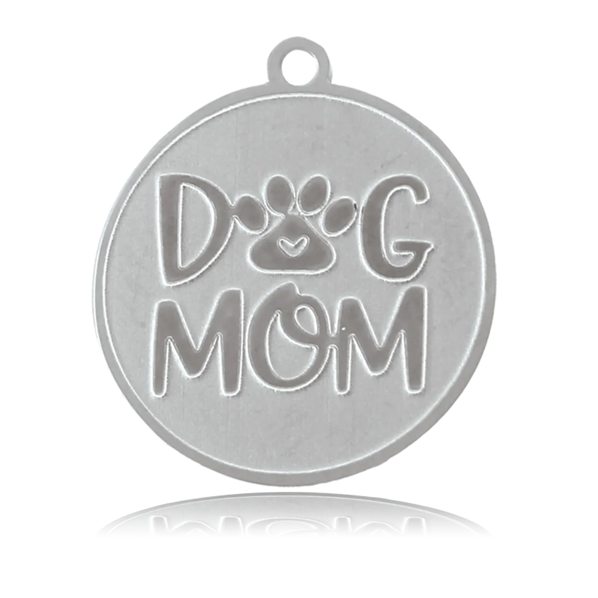 Dog Mom Charm with Green Yellow Jade Charity Bracelet