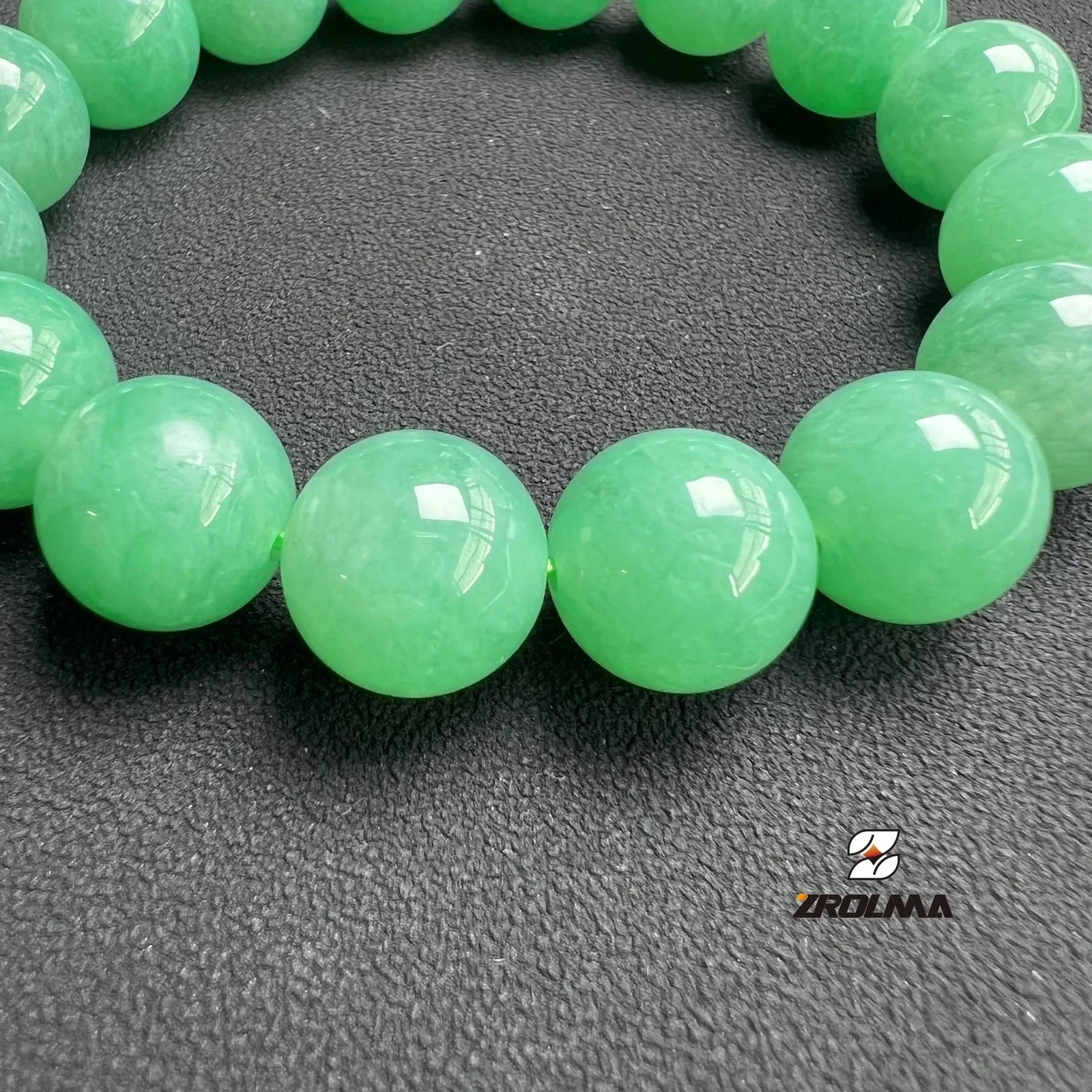 Full Green Burmese Jadeite Bracelet - ZROLMA