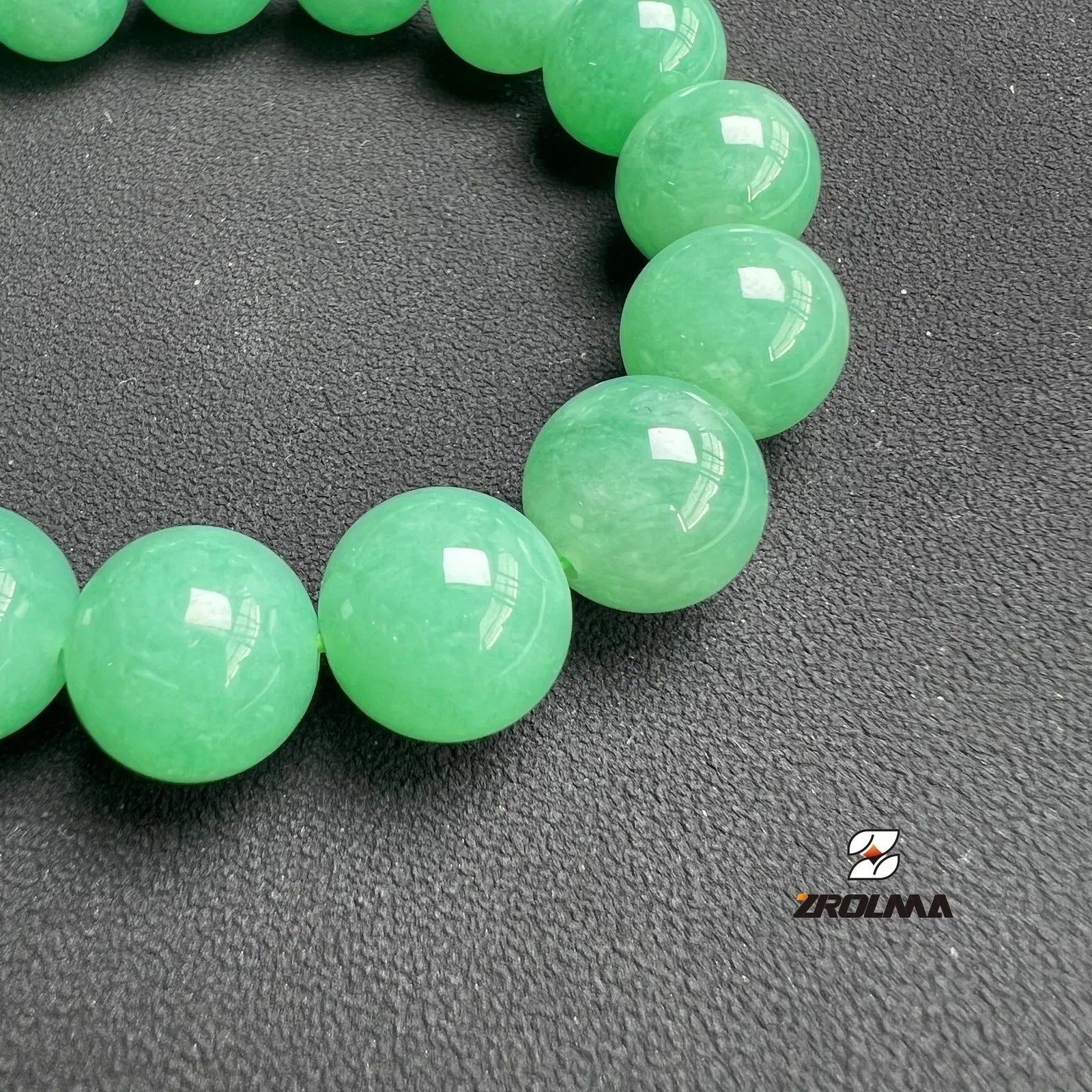 Full Green Burmese Jadeite Bracelet - ZROLMA