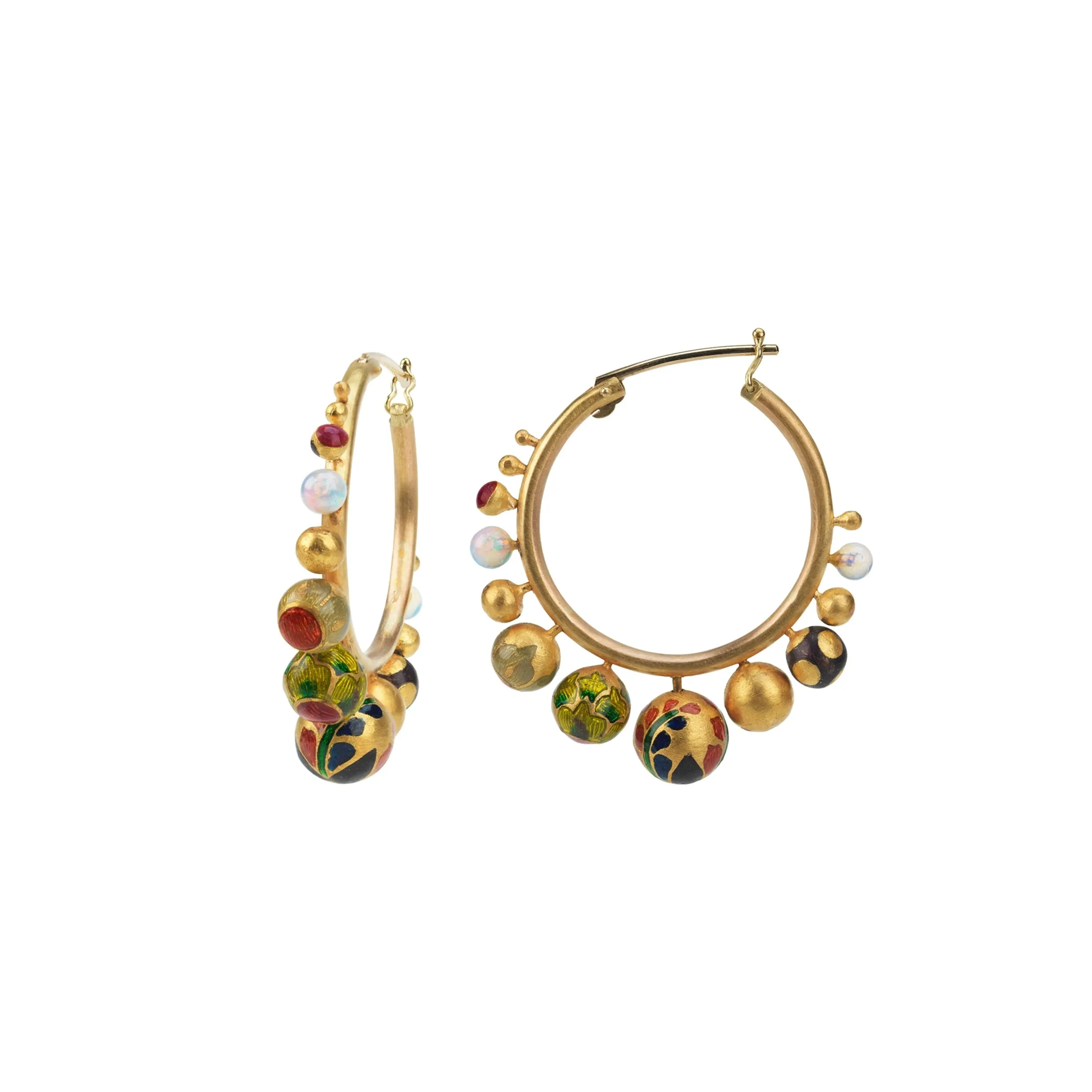 Kimono Hoop Earrings
