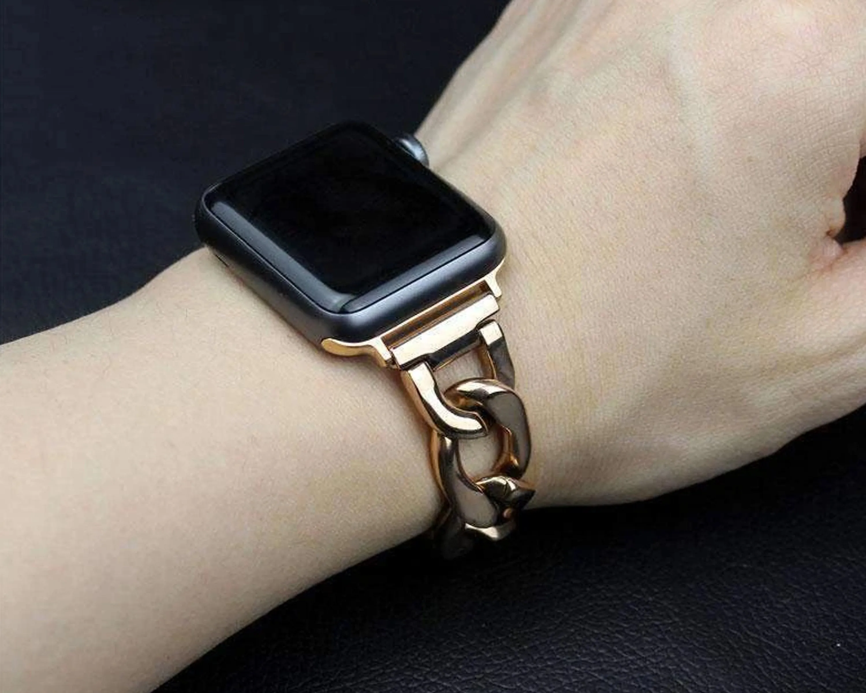 New Apple Watch ladies designer sleek band strap Ultra 10 9 8 7 45mm 49mm