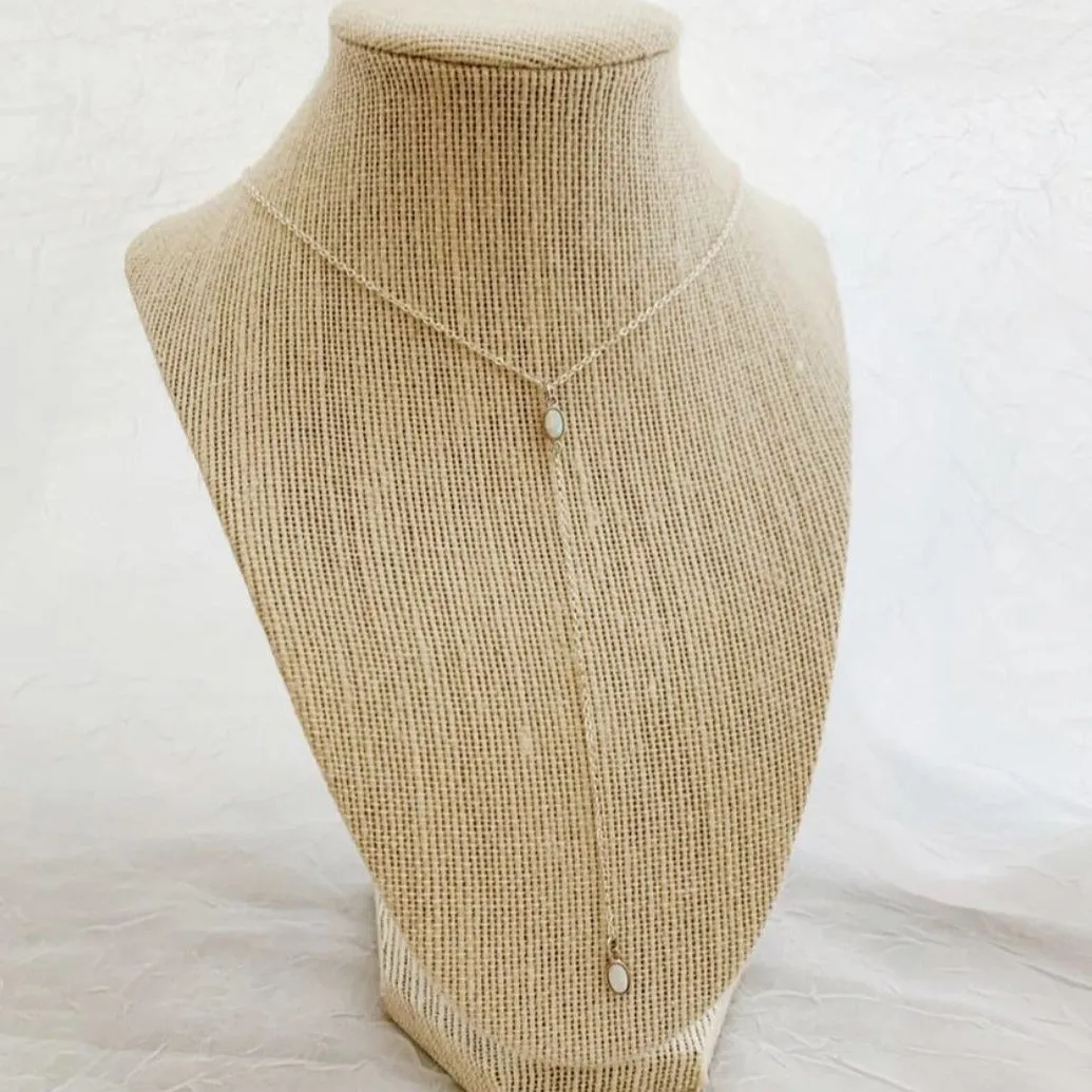 Opal Drop Necklace