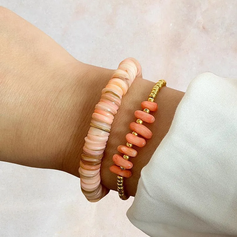 Pink Coral Bracelet