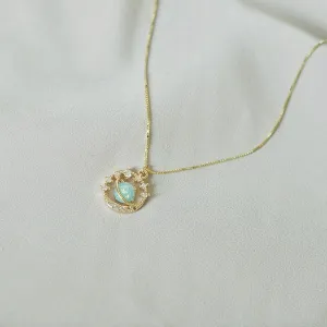 Starlit Aurora Necklace (Solid Silver)