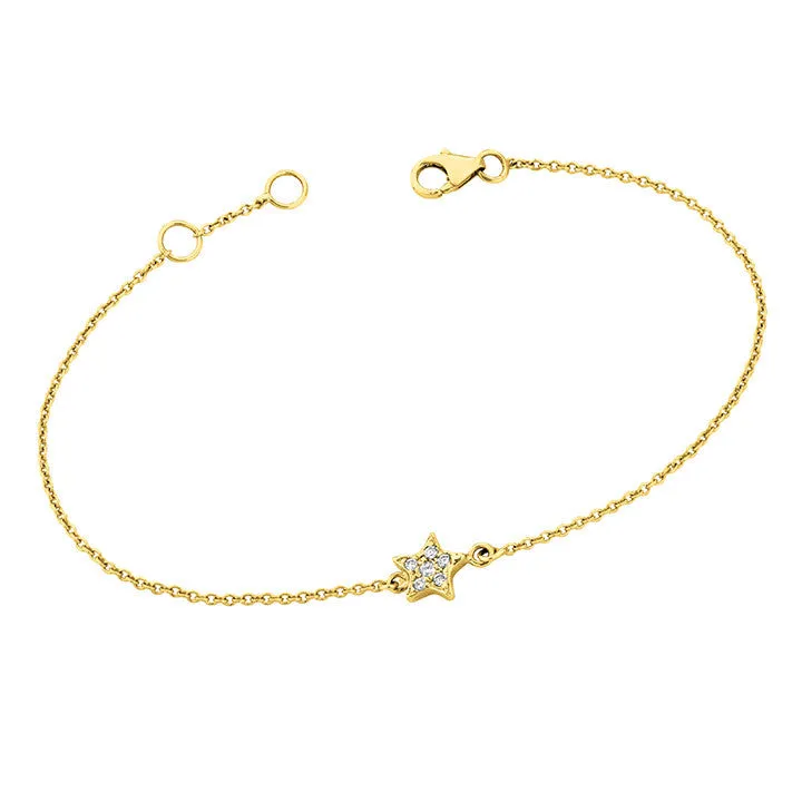 Stud, Bracelet & Necklace Star Set