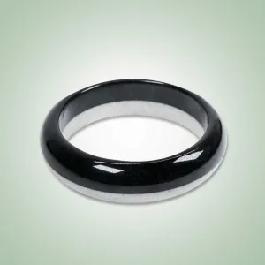 Two-Toned Jade Bangle