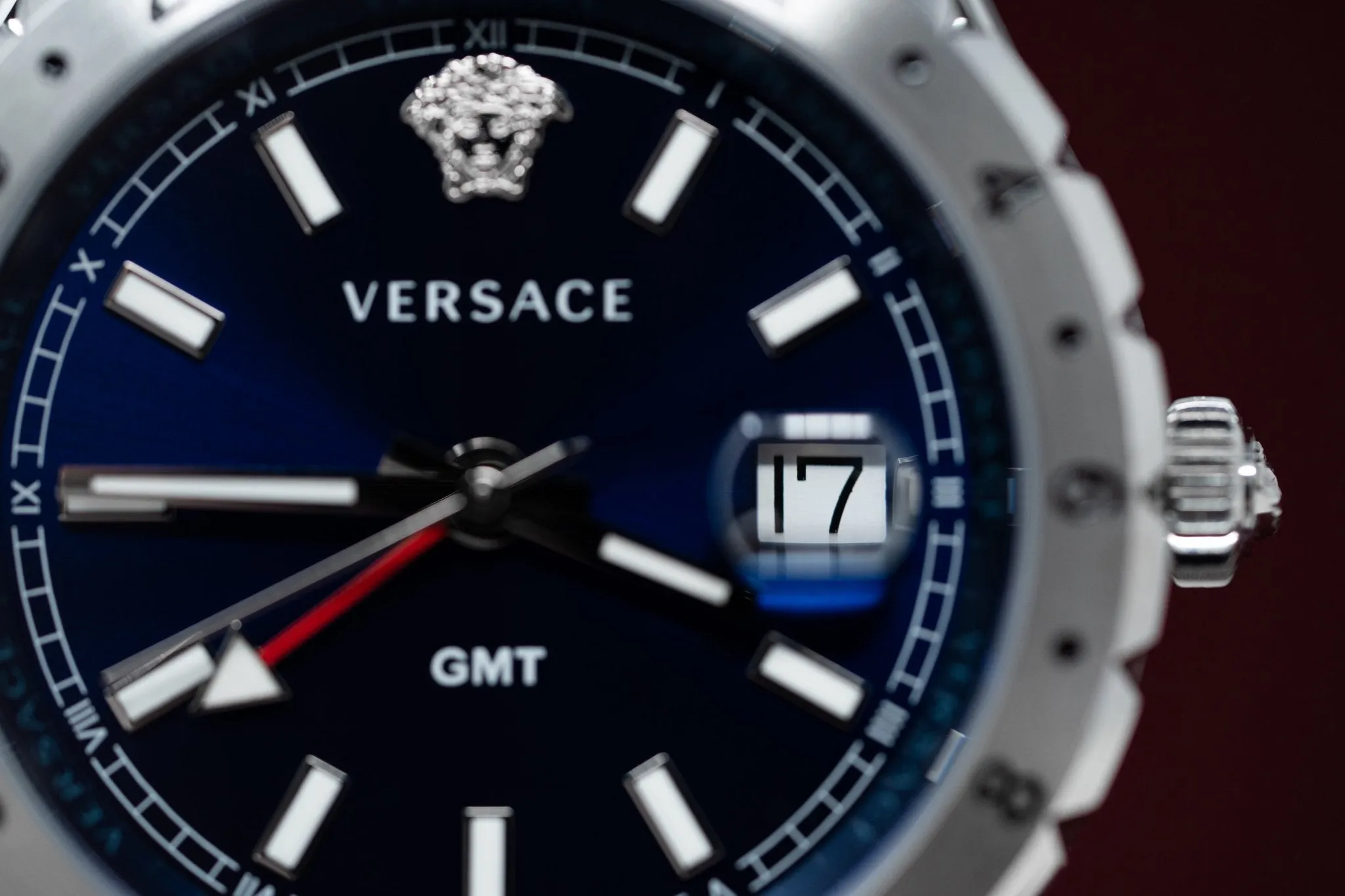 Versace Men's Watch Hellenyium GMT Blue Bracelet V11010015